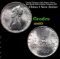 Chines (Taiwan) 1 New Dolalr Chiang Kai Sheck 80th birthday Commem KM:  Grades GEM Unc