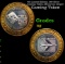 $10 Limited Edition .999 Silver Gaming Token, McCarran Airport