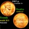 1967-p Lincoln Cent 1c Grades GEM+ Unc RD