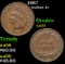 1887 Indian Cent 1c Grades Select AU