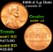 1960-d Lg Date Lincoln Cent 1c Grades GEM++ RD