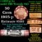 BU Shotgun Lincoln 1c roll, 1995-p 50 pcs Steel-Strong Wrapper 50c