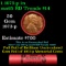 BU Shotgun Lincoln 1c roll, 1973-p 50 pcs Steel-Strong Wrapper 50c