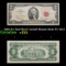 1963 $2 Red Seal United States Note Fr-1513 Grades vf+