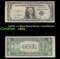 1935C $1 Blue Seal Silver Certificate Grades vf+