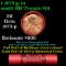 BU Shotgun Lincoln 1c roll, 1975-p 50 pcs Steel-Strong Wrapper 50c