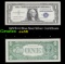 1957B $1 Blue Seal Silver Certificate Grades Choice AU/BU Slider
