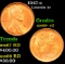 1947-s Lincoln Cent 1c Grades GEM++ RD