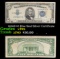1934D $5 Blue Seal Silver Certificate Grades vf+