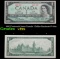 1967 Centennial Issue Canada 1 Dollar Banknote P# 84a Grades vf++