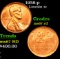 1958-p Lincoln Cent 1c Grades GEM++ Unc RD