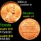 1961-p Lincoln Cent 1c Grades GEM++ RD