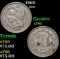 1865 Three Cent Copper Nickel 3cn Grades xf