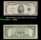 1953 $5 Blue Seal Silver Certificate Grades vf+