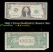 1963 $1 Green Seal Federal Reserve Note Grades vf details