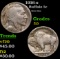 1916-s Buffalo Nickel 5c Grades f+