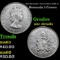 1964 Bermuda 1 Crown Silver KM# 14 Grades Unc Details
