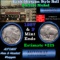 Buffalo Nickel Shotgun Roll in Old Bank Style 'Abbott Coin Counter & Automat' Wrapper 1937 & p Mint