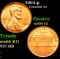 1964-p Lincoln Cent 1c Grades GEM+ Unc RD