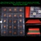 Page of 20 Different Date Lincoln Cents Mexed Wheat/Memorial ALL Before 1969 Most Red, Most Gem Or B