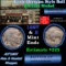Buffalo Nickel Shotgun Roll in Old Bank Style 'Abbott Coin Counter & Automat' Wrapper 1927 & s Mint