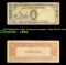 1943 Philippines Under Japanese Occupation 5 Peso Note P# 110A Grades vf+