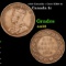 1919 Canada 1 Cent KM# 21 Grades xf