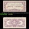 1942 Malaysia (Japanese WWII Occupation) 5 Cents Note P# M2 Grades Choice AU/BU Slider