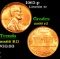 1962-p Lincoln Cent 1c Grades GEM+ Unc RD