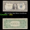 1957 $1 Blue Seal Silver Certificate Grades vf+