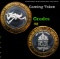 $10 Limited Edition .999 Silver Gaming Token, Trump Plaza AC