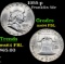 1955-p Franklin Half Dollar 50c Grades Choice Unc FBL
