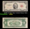 1953B $2 Red Seal United States Note Grades vf+