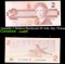 1986-1991 Canada 2 Dollars Banknote P# 94b, Sig. Thiessen & Crow Grades Select CU