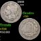 1869 Three Cent Copper Nickel 3cn Grades vf, very fine