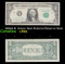 1969A $1 Green Seal Federal Reserve Note Grades vf+
