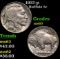 1937-p Buffalo Nickel 5c Grades Select Unc