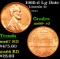 1960-d Lg Date Lincoln Cent *Mint Error* 1c Grades GEM++ RD