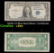 1935C $1 Blue Seal Silver Certificate Grades vf, very fine