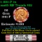 Shotgun Lincoln 1c roll, 1961-p 50 pcs Steel Strong Wrapper.