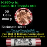 Shotgun Lincoln 1c roll, 1985-p 50 pcs Steel Strong Wrapper.