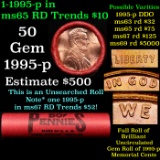 Shotgun Lincoln 1c roll, 1995-p 50 pcs Steel Strong Wrapper.