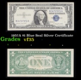 1957A $1 Blue Seal Silver Certificate Grades vf++