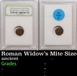 Roman Widow's Mite Sized Coin c. 50 BC - 400 AD Graded By INB