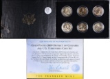 Gold-Plated 2009 District of Columbia and US Territories Coin Set, 6 Coins Inside!