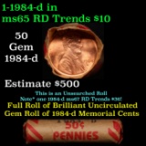 Shotgun Jefferson 5c roll, 1984-p 40 pcs Bank Wrapper