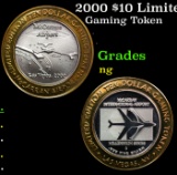 2000 $10 Limited Edition .999 Silver Gaming Token, McCarran Airport