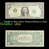 1963B $1 'Barr Note' Federal Reserve Note Grades vf+