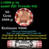 Shotgun Lincoln 1c roll, 1998-p 50 pcs Steel Strong Wrapper.