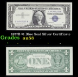 1957B $1 Blue Seal Silver Certificate Grades Choice AU/BU Slider